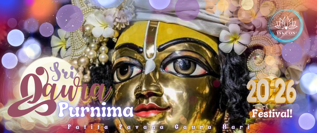 FOUR DAYS LEFT until Sri Chaitanya Mahaprabhu’s divine appearance day!